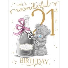 Wonderful 21st Large Me to You Bear Birthday Card Image Preview